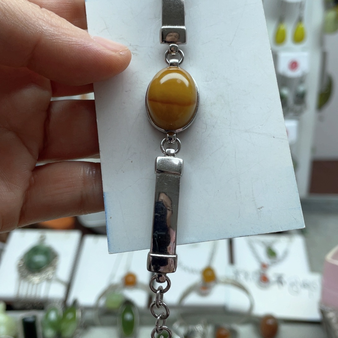 X***a蛇纹石玉未镶嵌手链