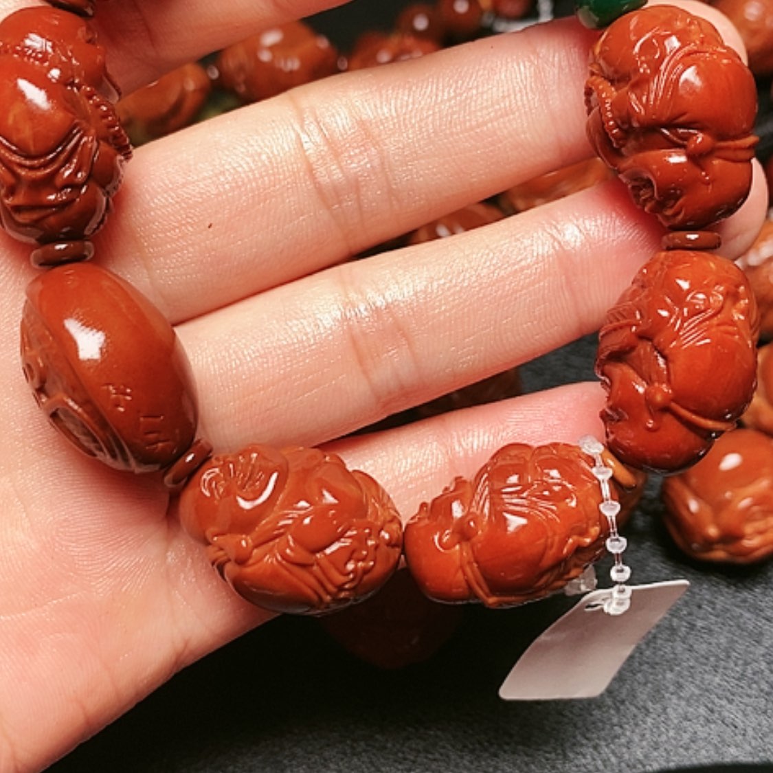 【闪购商品】橄榄核吊坠小*橄榄核弥勒