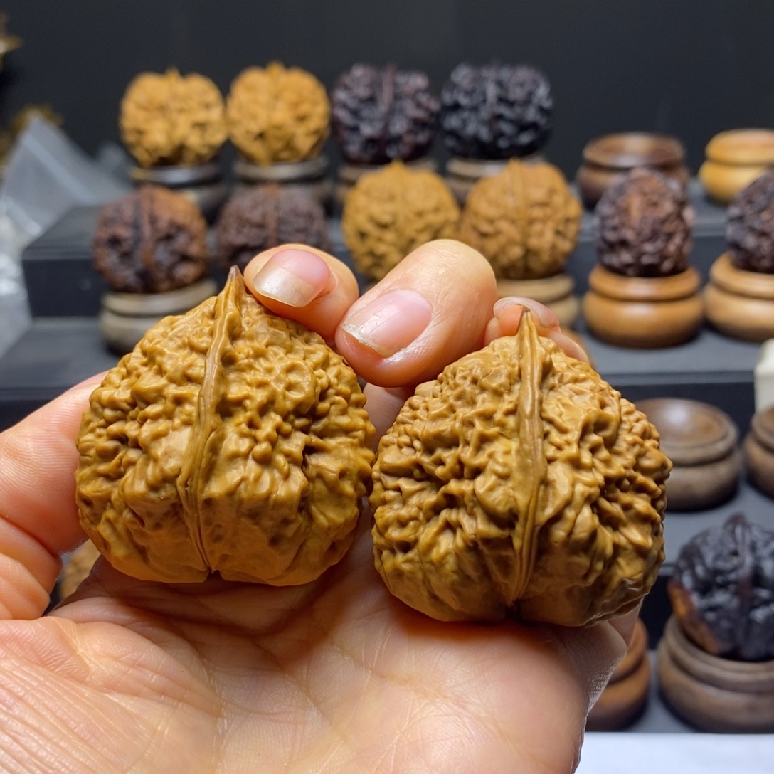 吊坠文玩核桃恶鱼头41