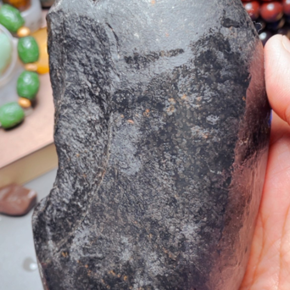 【闪购商品】天宝石细胞舍利硅化铁泥石工艺品碧玺（处理）觉****悟