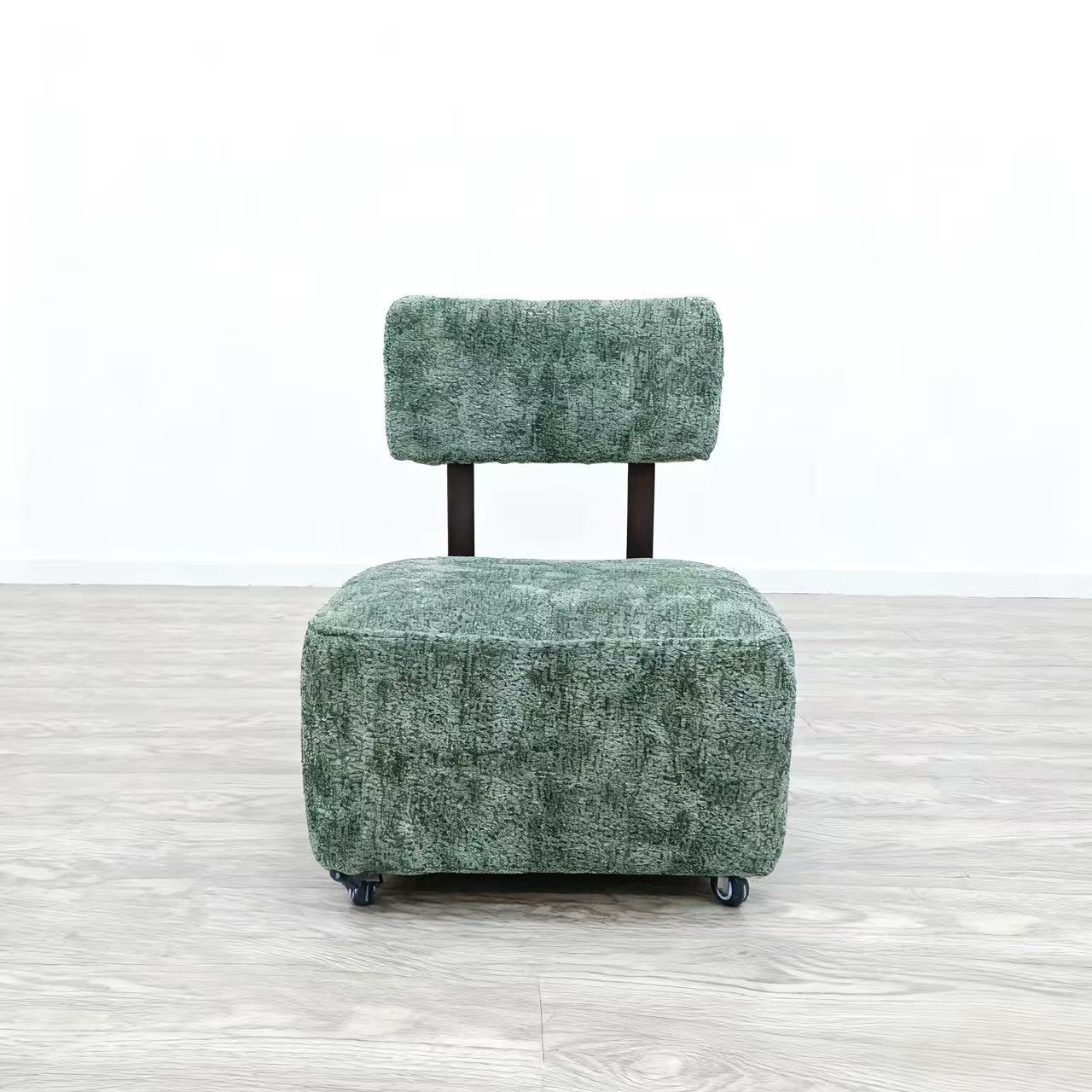 【新品】网红款溜溜椅家用客厅旋转椅靠背随行椅待客椅滑轮椅