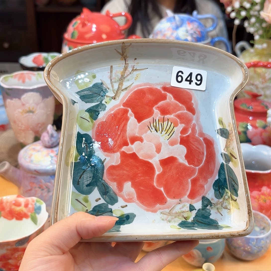 景德镇手绘高温釉下彩陶瓷茶具