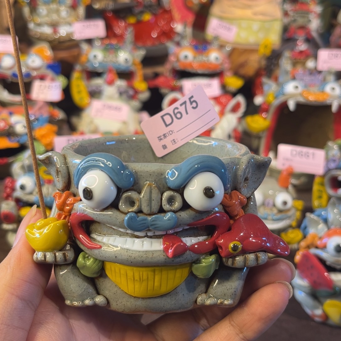 泥塑纯手工茶宠摆件