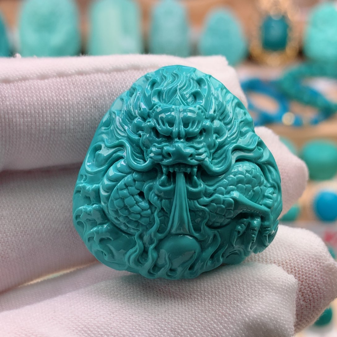 绿松石珠宝奇石未镶嵌