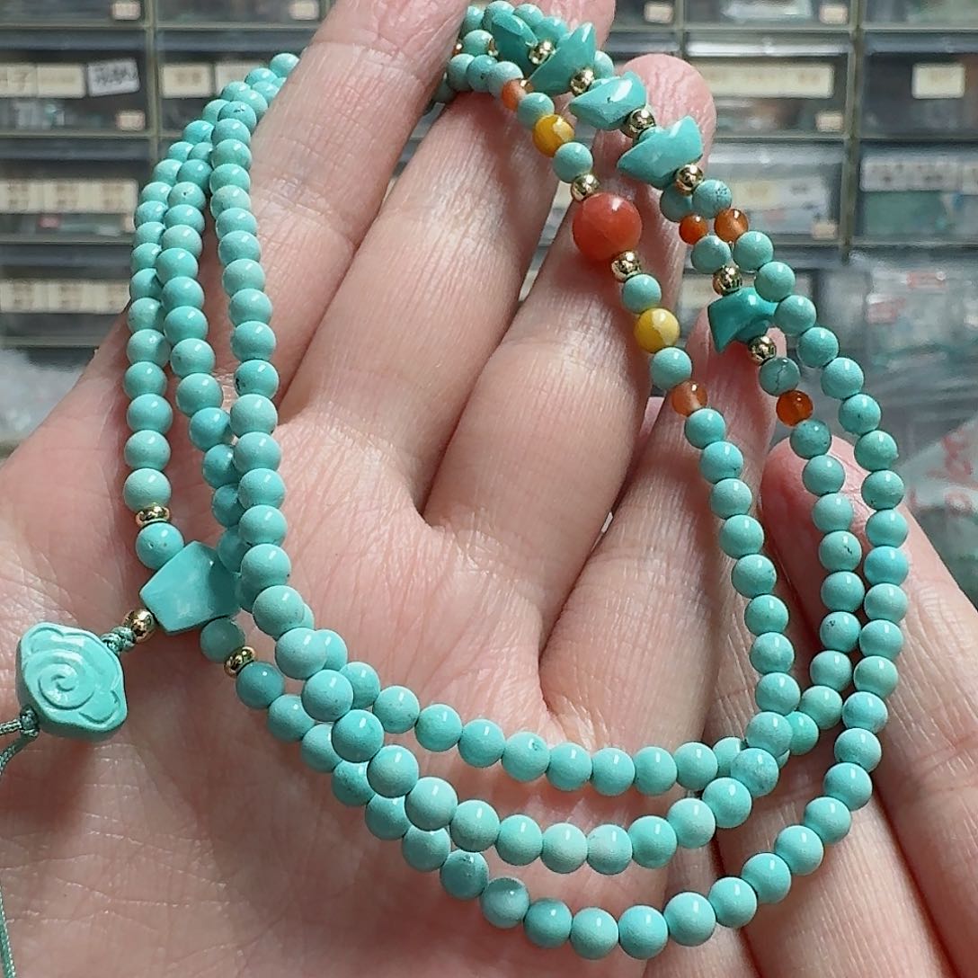 绿松石珠宝奇石未镶嵌