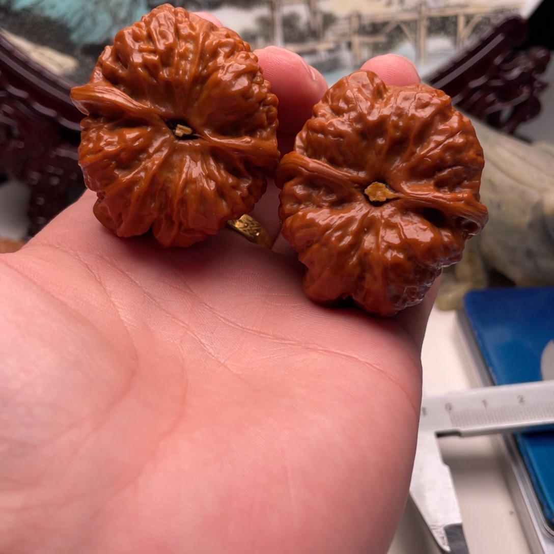 七***y核桃蛤蟆头文玩C01