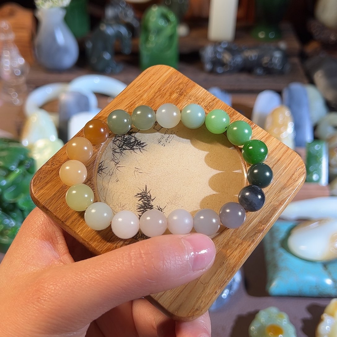 和田玉挂件未镶嵌一**开