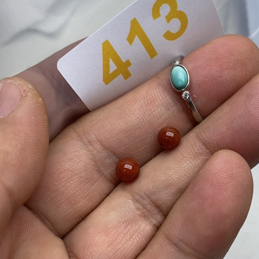 小***北南红玛瑙银S925镶嵌珠宝奇石