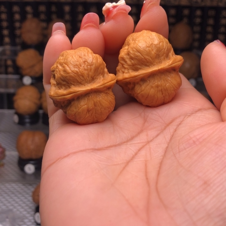 橄榄核吊坠7玉龙金蟾