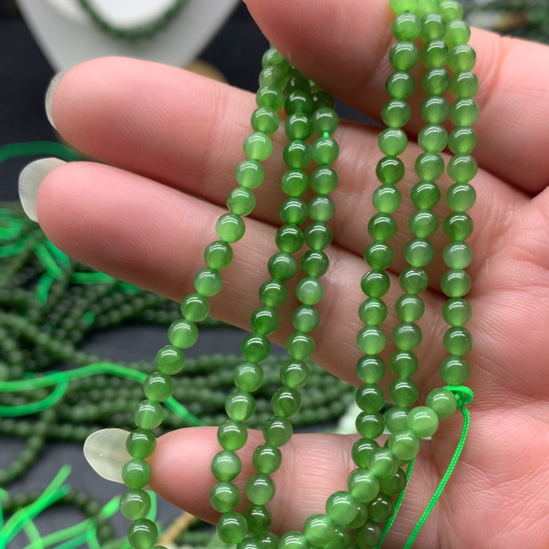 和田玉未镶嵌手链4