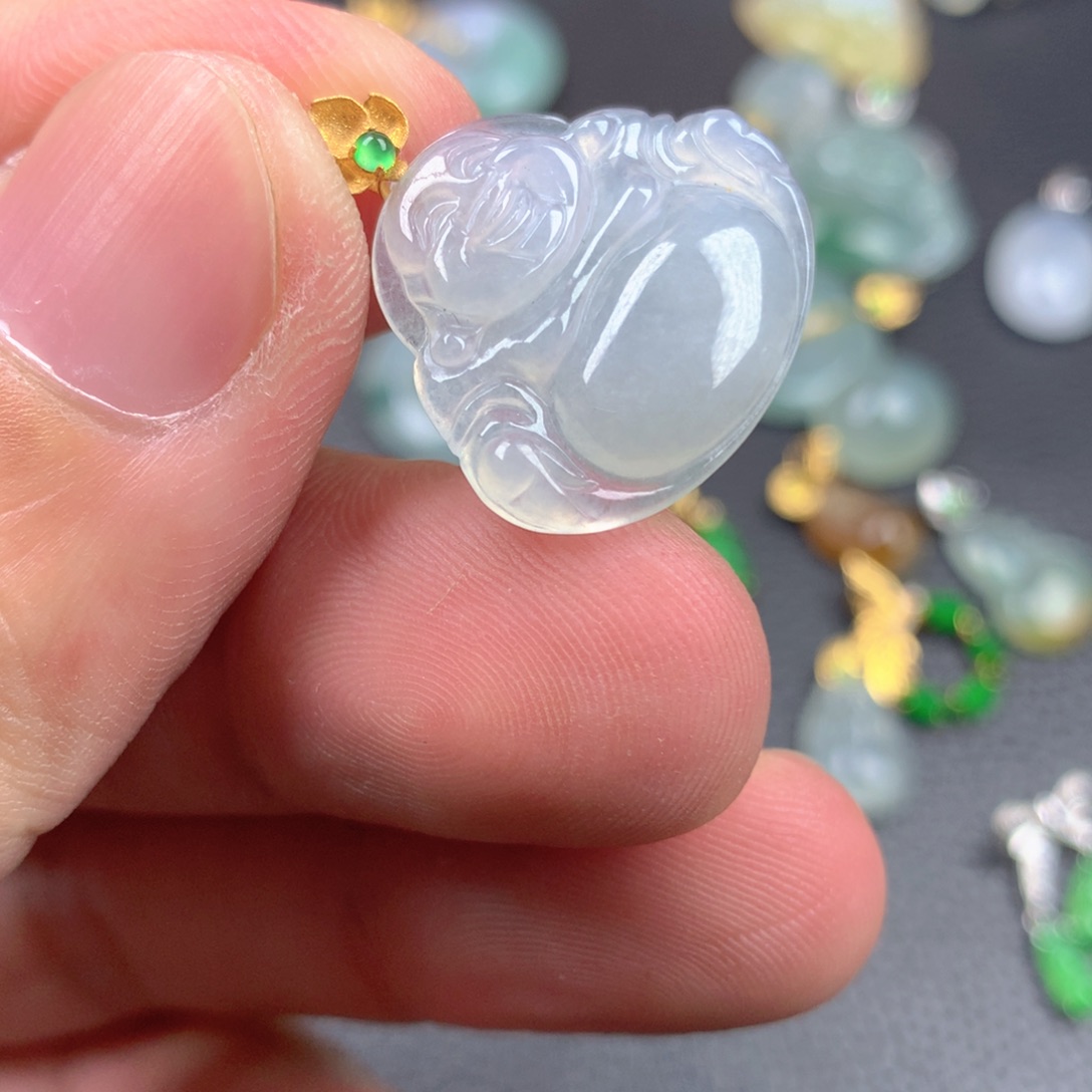 【闪购商品】翡翠18K金镶嵌颈饰翡翠