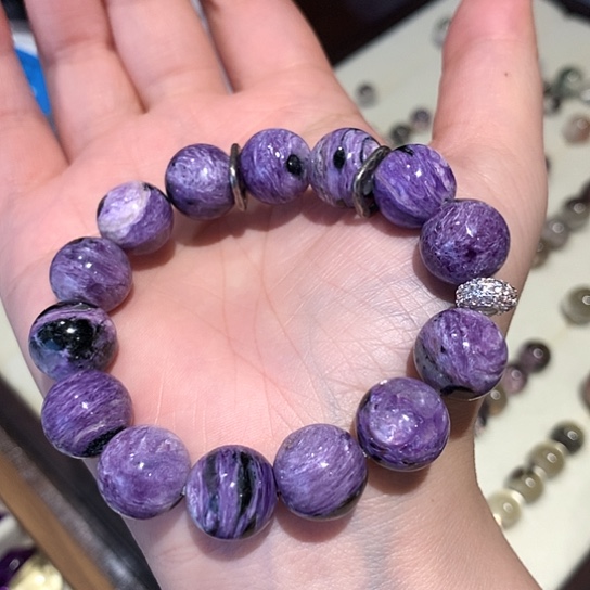 水晶手链未镶嵌13mm弹珠