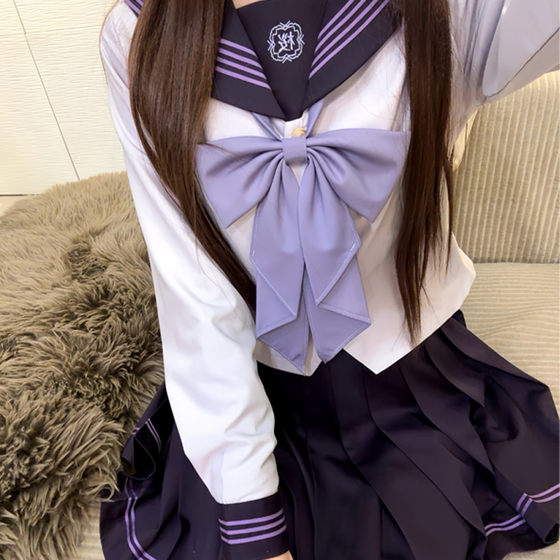 甜嗑原创正版【小鸢】鸢野jk制服女日系学院风水手服刺绣jk裙套装