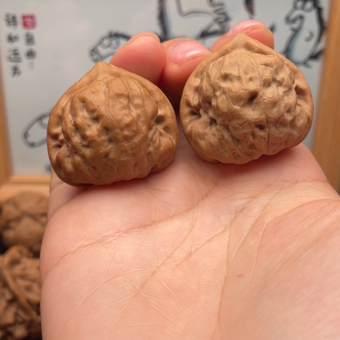 【闪购商品】文玩核桃把件34全品古蟾