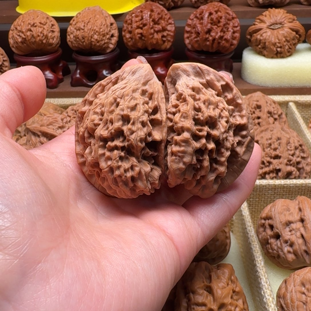 文玩核桃吊坠官帽半壁江山