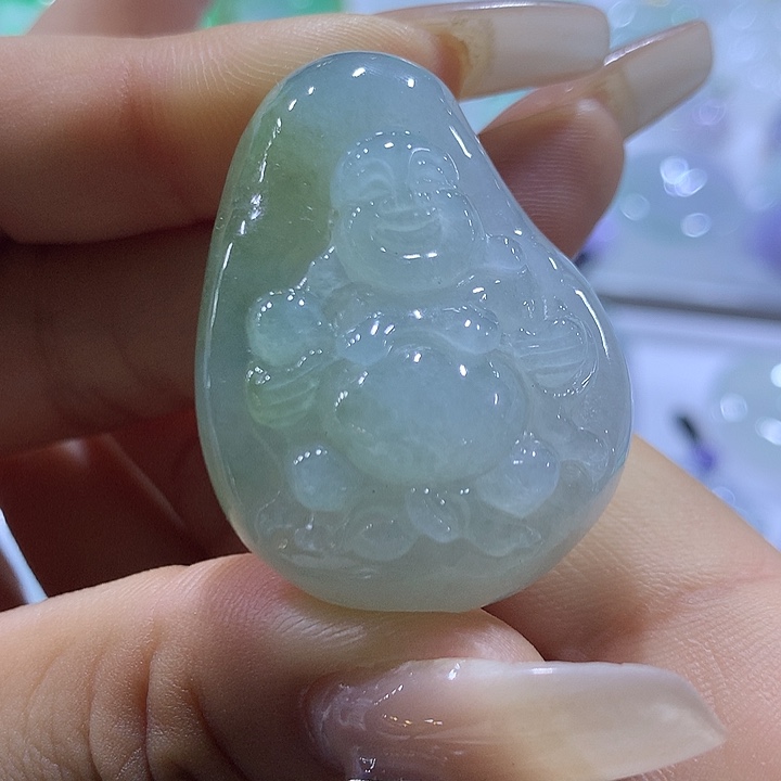 翡翠未镶嵌颈饰天然翡翠A货吊坠