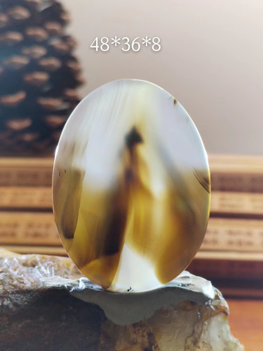 天然海洋玉髓像形吊坠上新货，蒙面纱美女