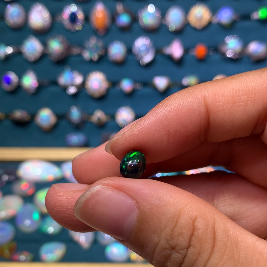 起***了欧泊银S925镶嵌裸石直发