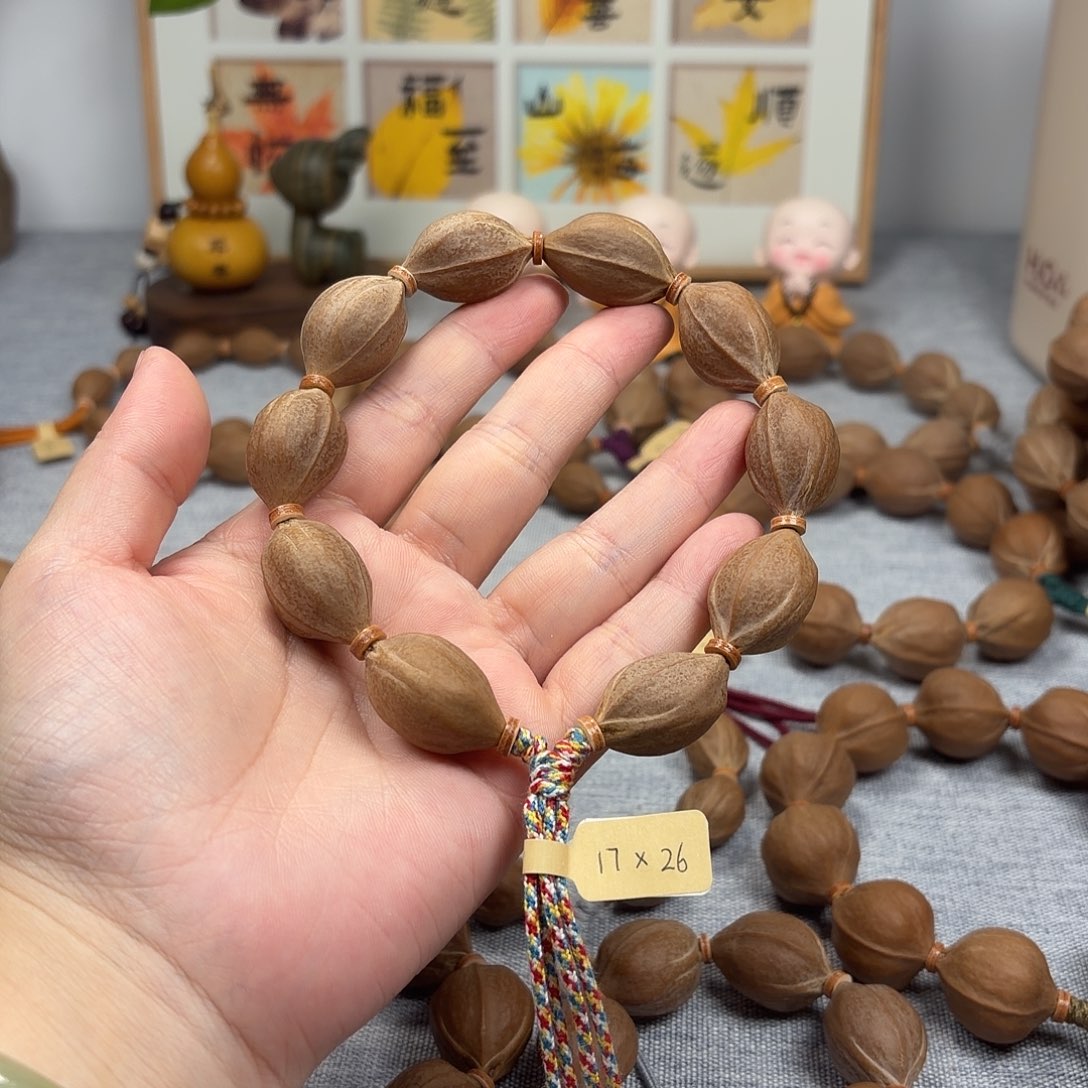 鹿***韭手串橄榄核梅林铁核17.26橄榄核