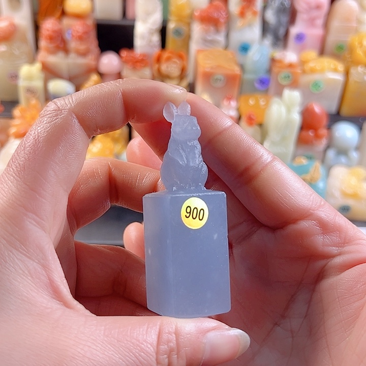 云南石印石2.1厘米，兔子