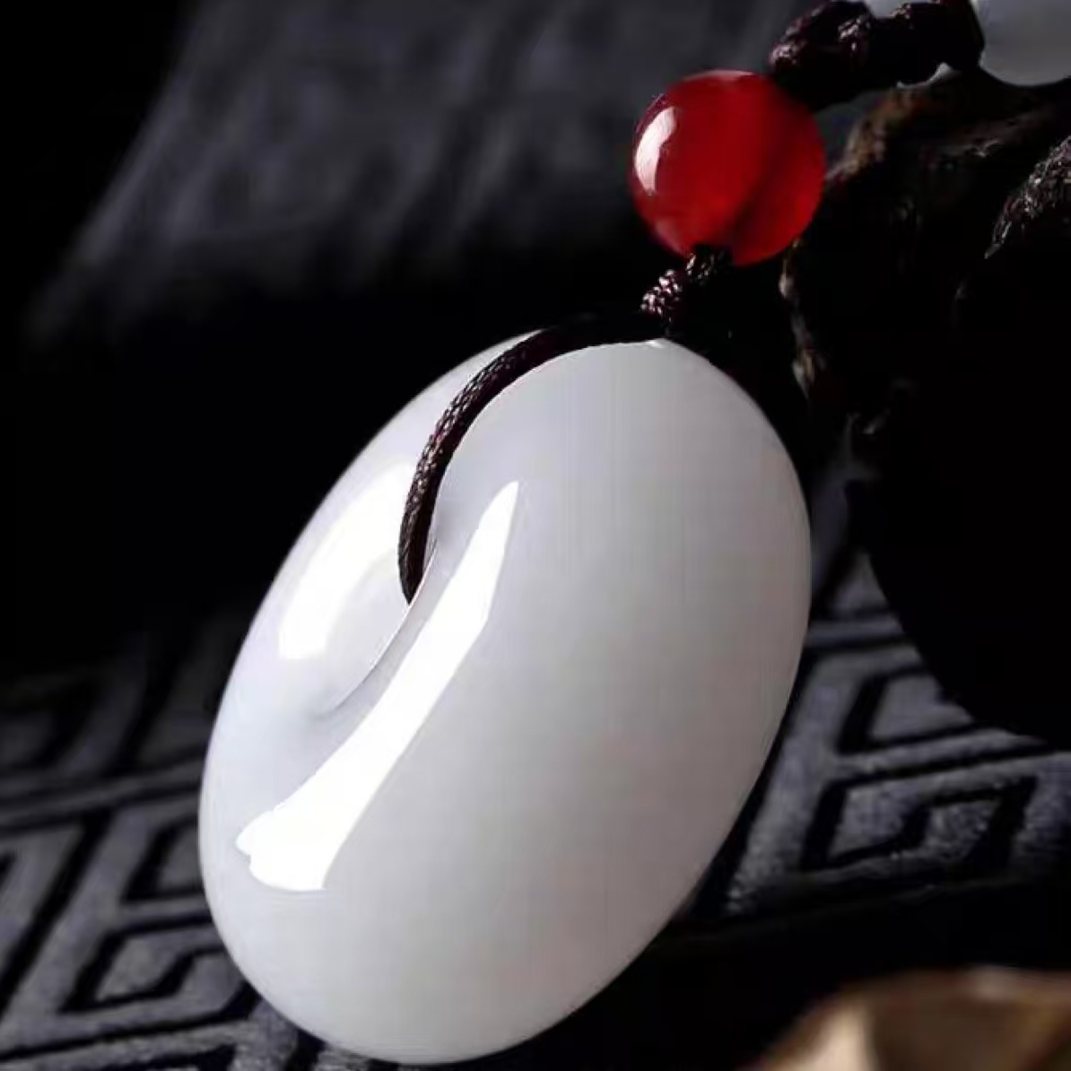 纯天然玉石平安扣