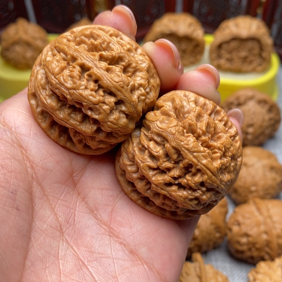 文玩核桃把件粗筋39加