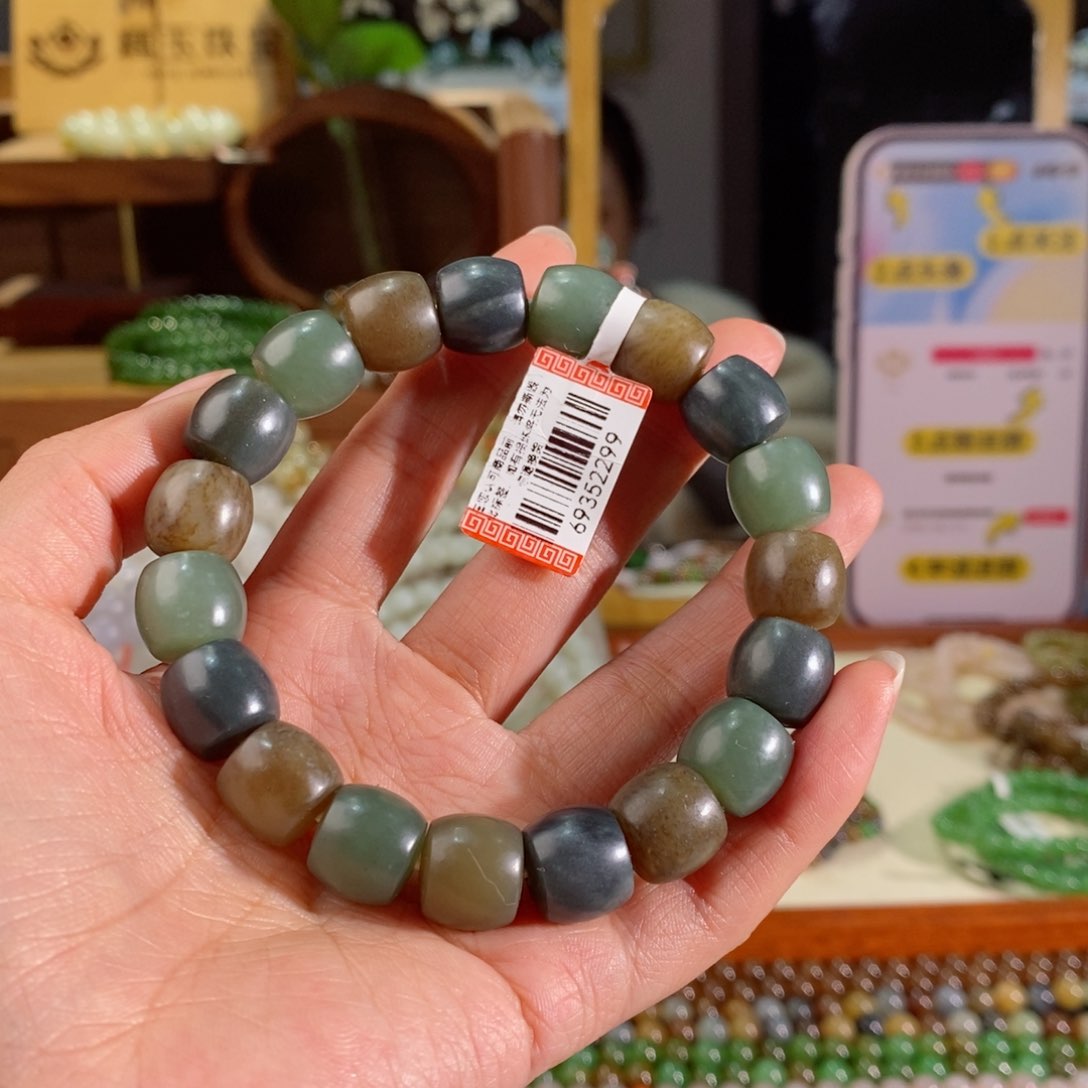 和田玉手串多样性拍一发一未镶嵌