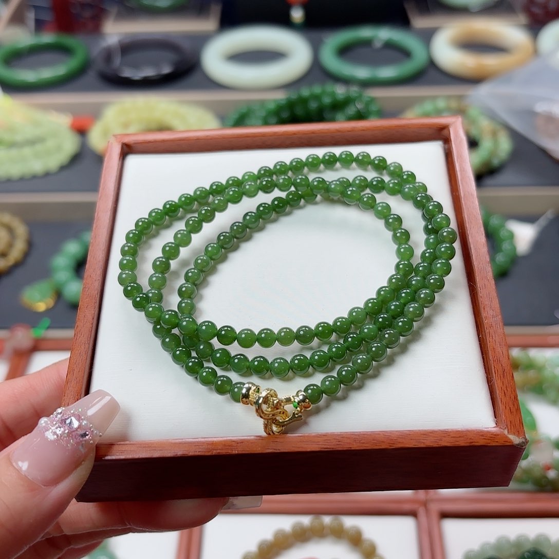 和田玉手链未镶嵌