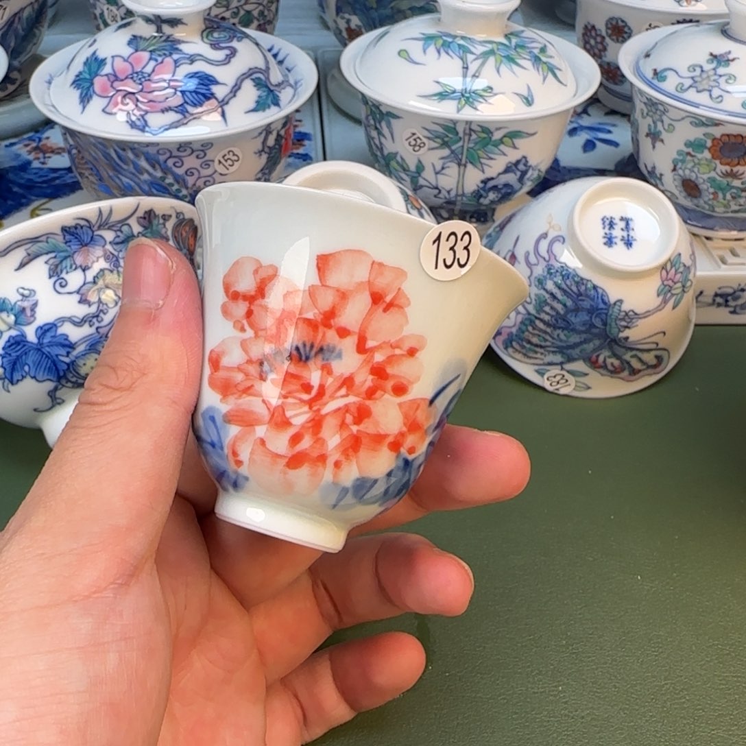 彦祖纯手工手绘茶具133