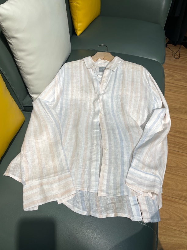 32153纯棉彩色条纹衬衫