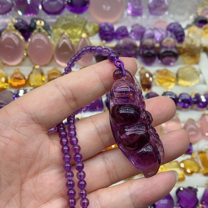 【闪购商品】水晶水晶吊坠未镶嵌