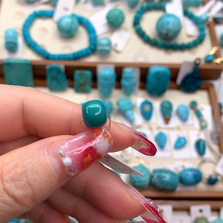 绿松石挂件未镶嵌