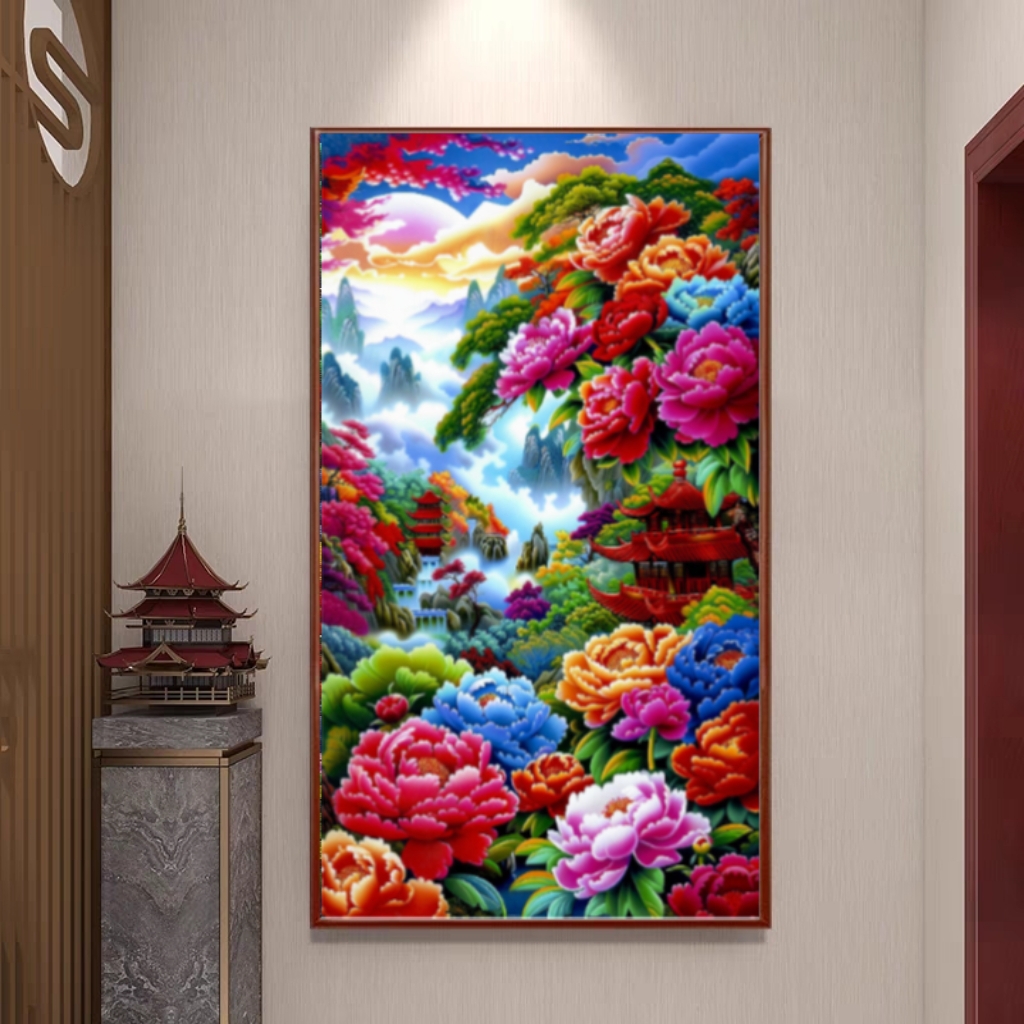 手工成品T0487如梦令花溪t3084