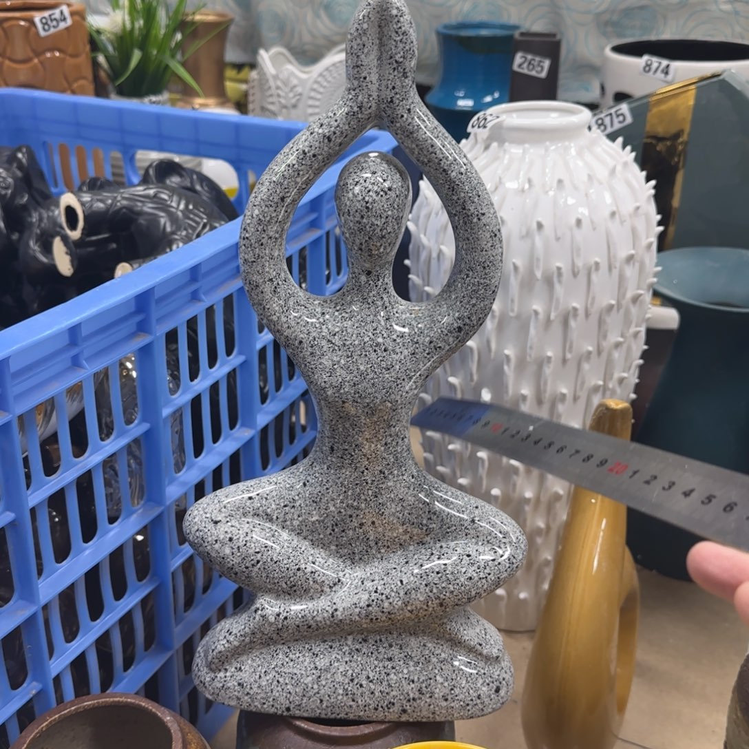 瓷片陶瓷工艺花瓶摆件