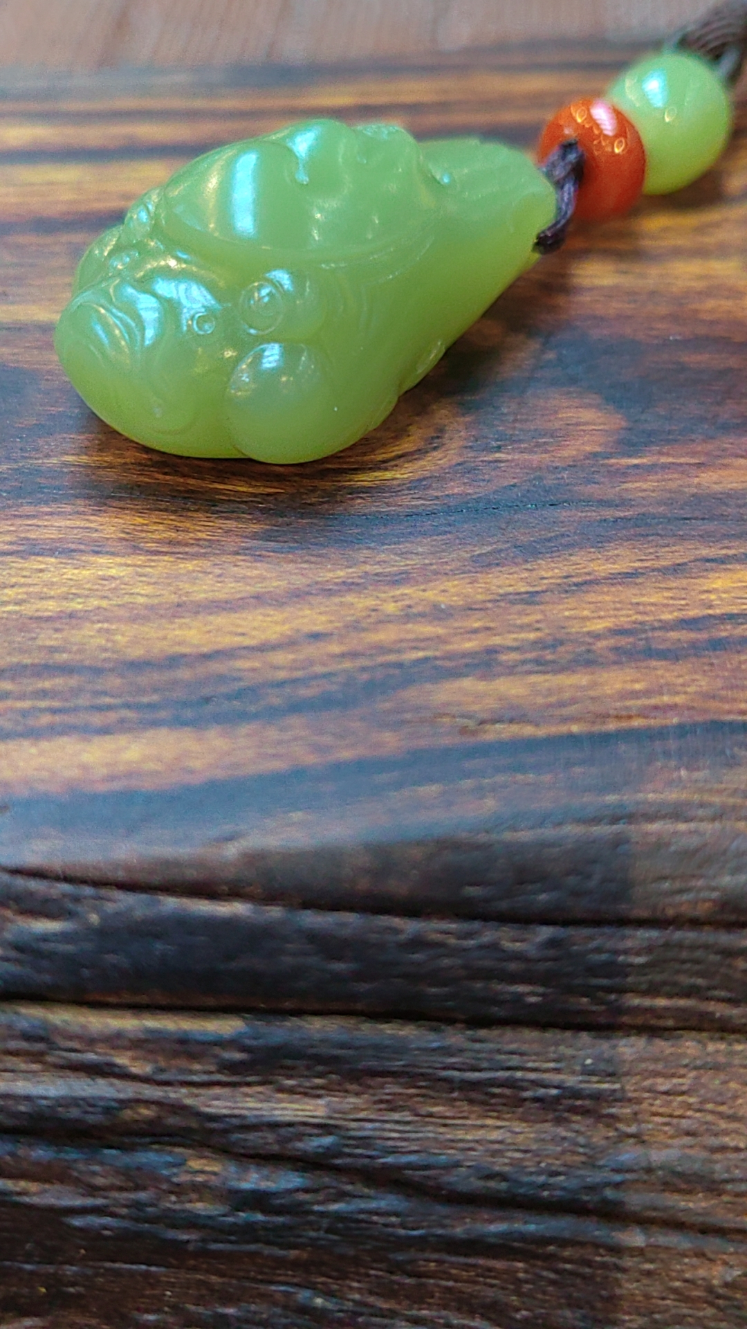 析木河磨玉画龙料【河豚】吊坠