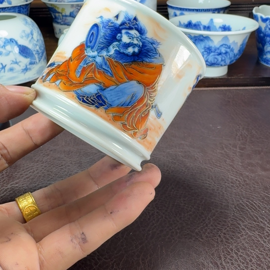 醉***…瓷片当代景德镇陶瓷手绘茶具