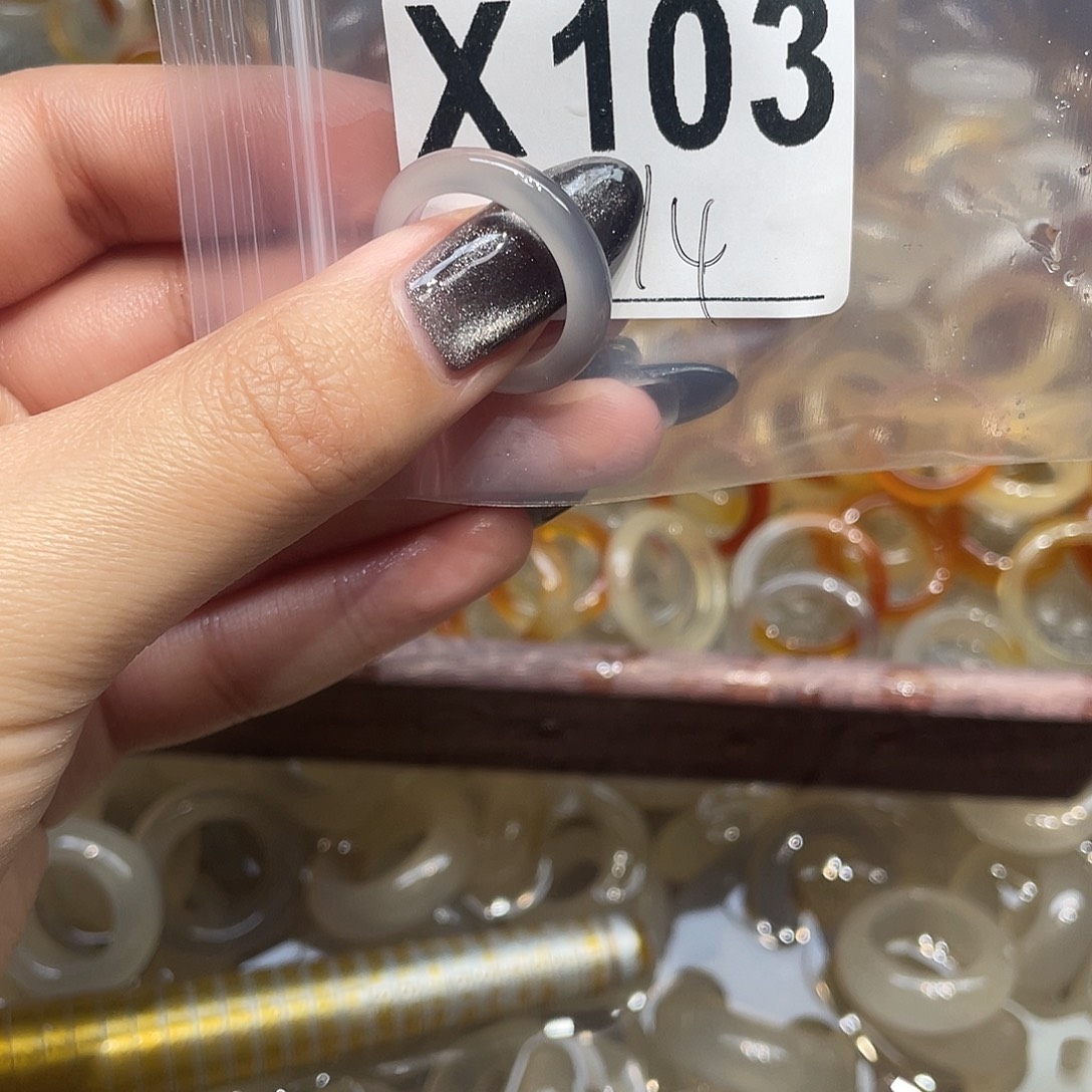 玛瑙/玉髓未镶嵌戒指103