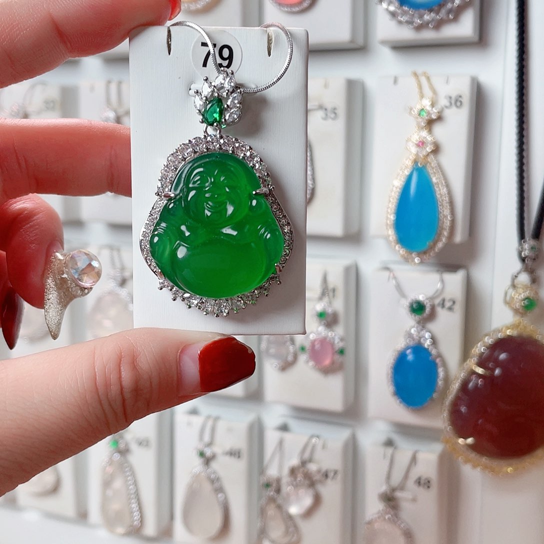 玛瑙/玉髓吊坠(赠链)未镶嵌