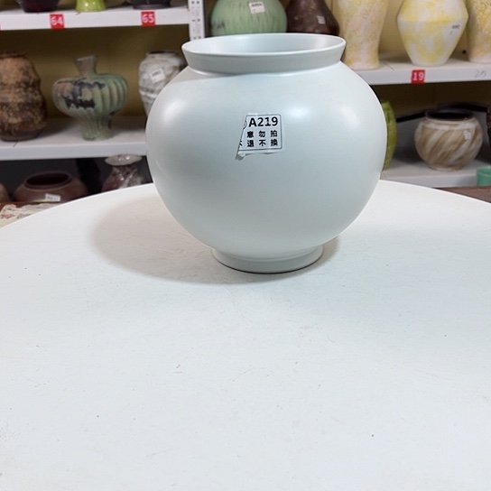 瓶陶瓷花瓶摆件摆件。高20口11。219