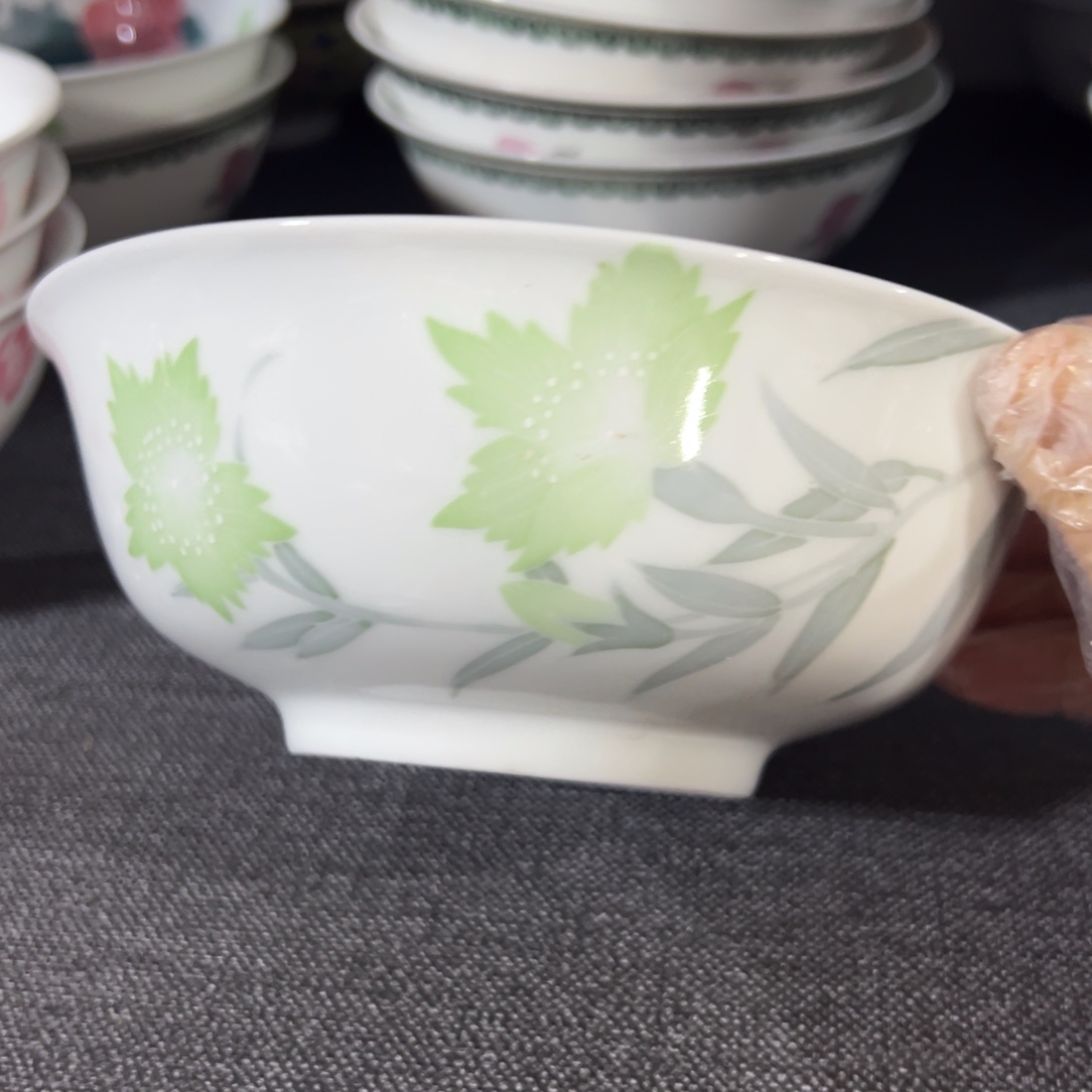 醴陵瓷直播供货基地17厘米手绘