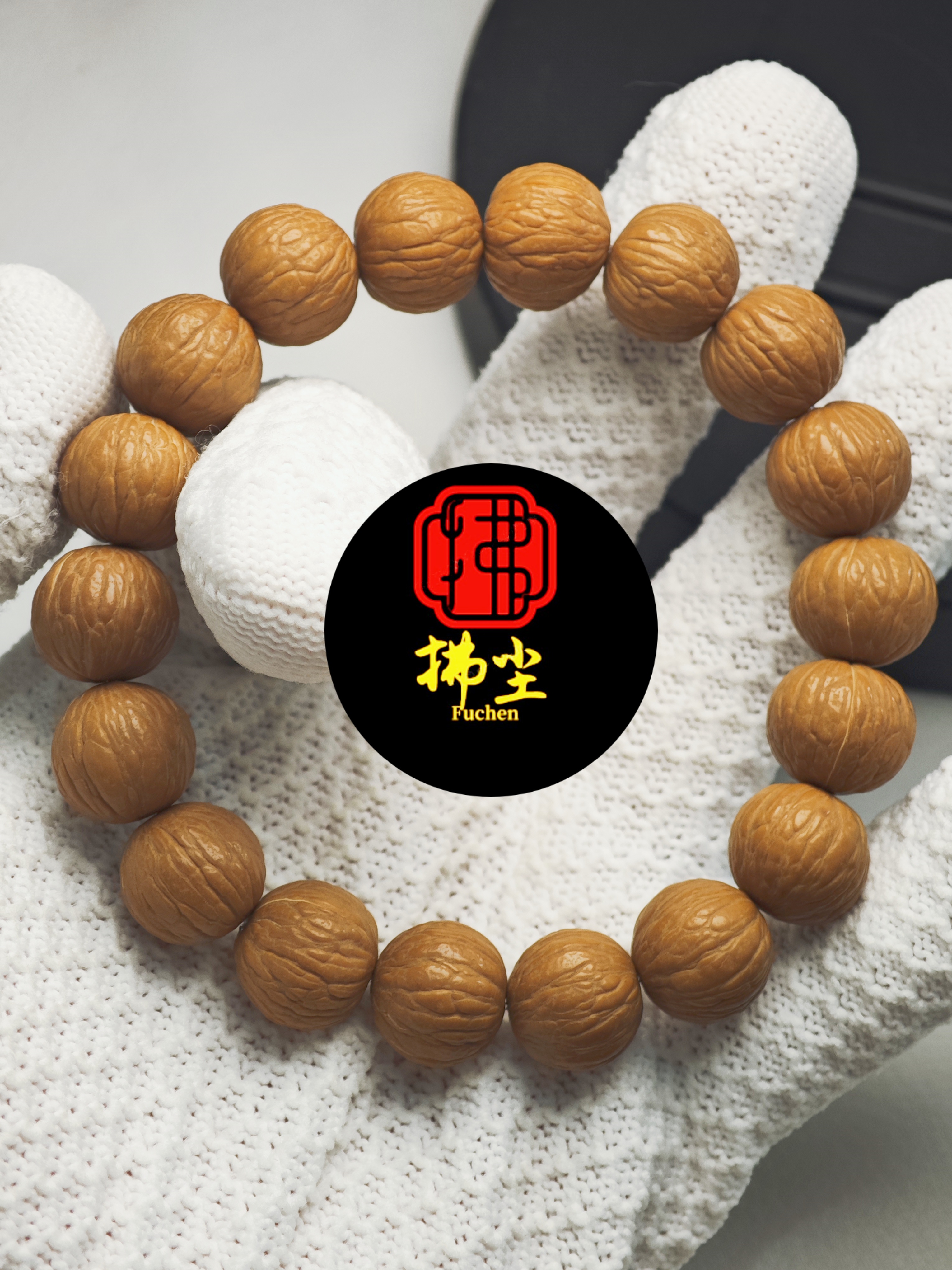 拂尘文玩-磨盘凤羽-原皮原色无泡药走色快