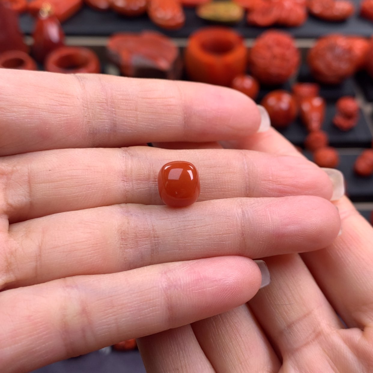 【闪购商品】南红玛瑙老型单珠9mm➕未镶嵌
