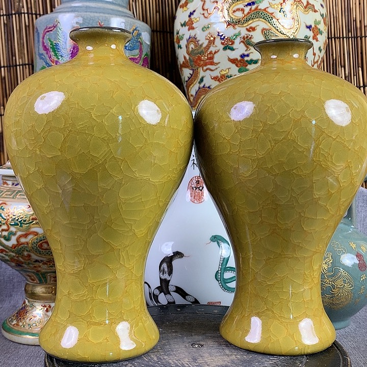 摆件瓷器真的很漂亮云