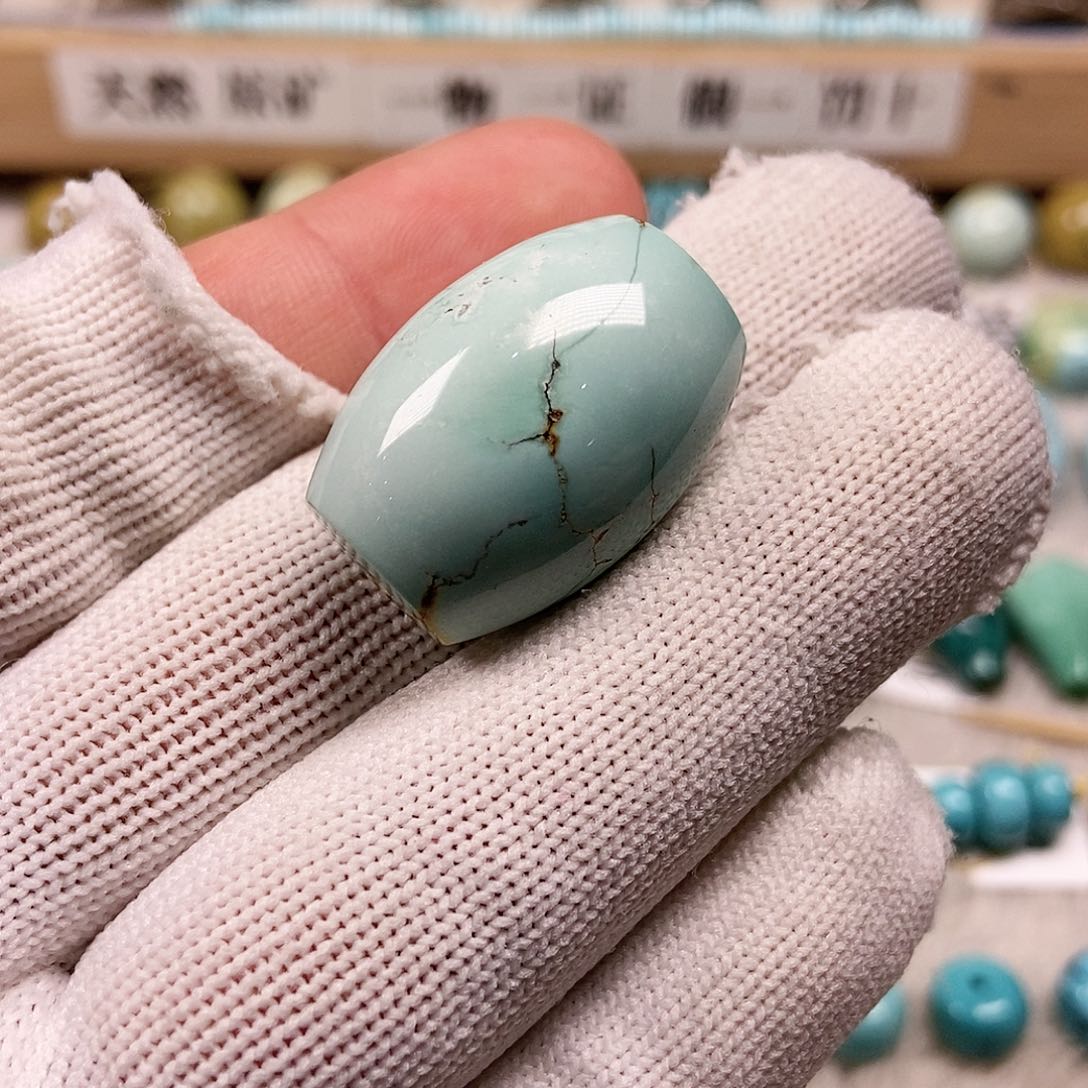 未镶嵌绿松石珠宝半成品