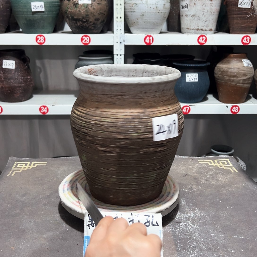 红陶34号做旧默认打孔