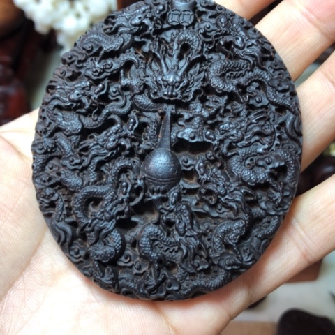 檀香紫檀（小叶紫檀）龙牌