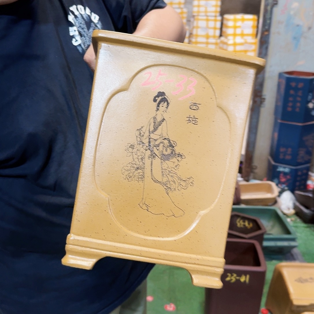 紫砂花盆紫砂花盆