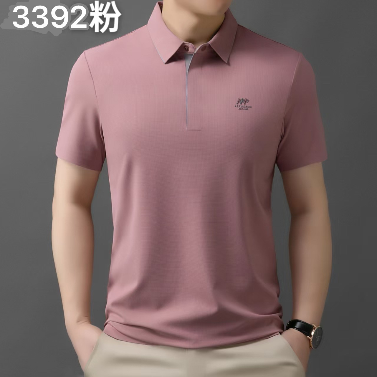 男短袖商务休闲常规款常规Polo衫3392