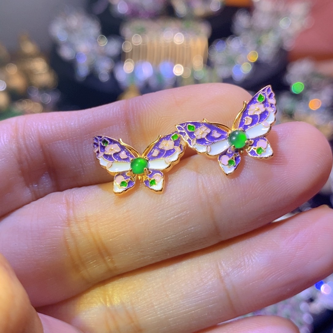 翡翠银S925镶嵌项圈