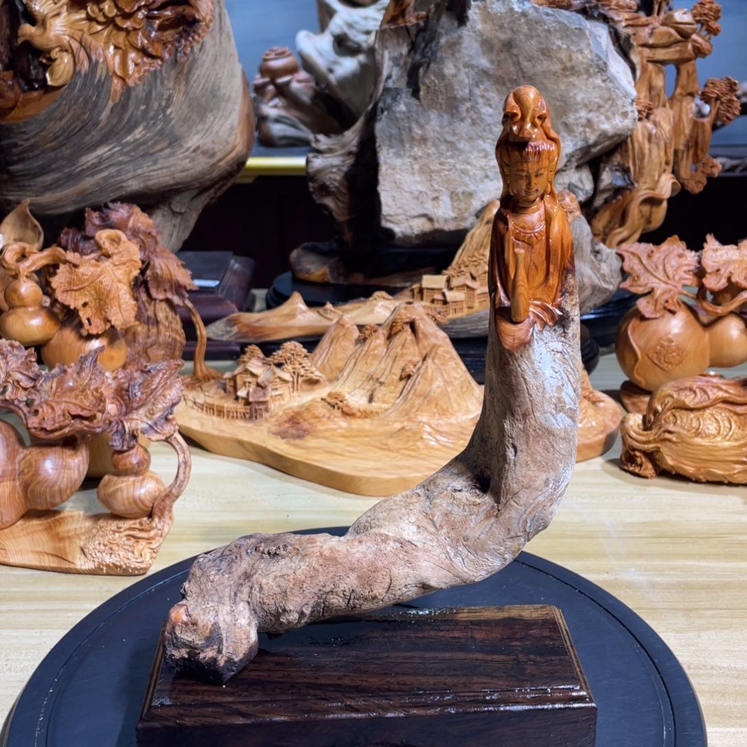 柏木太行崖柏工艺品